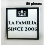 stickers pop art jaune noir blanc avion personnages hébreu logo familia depuis 2005 mur