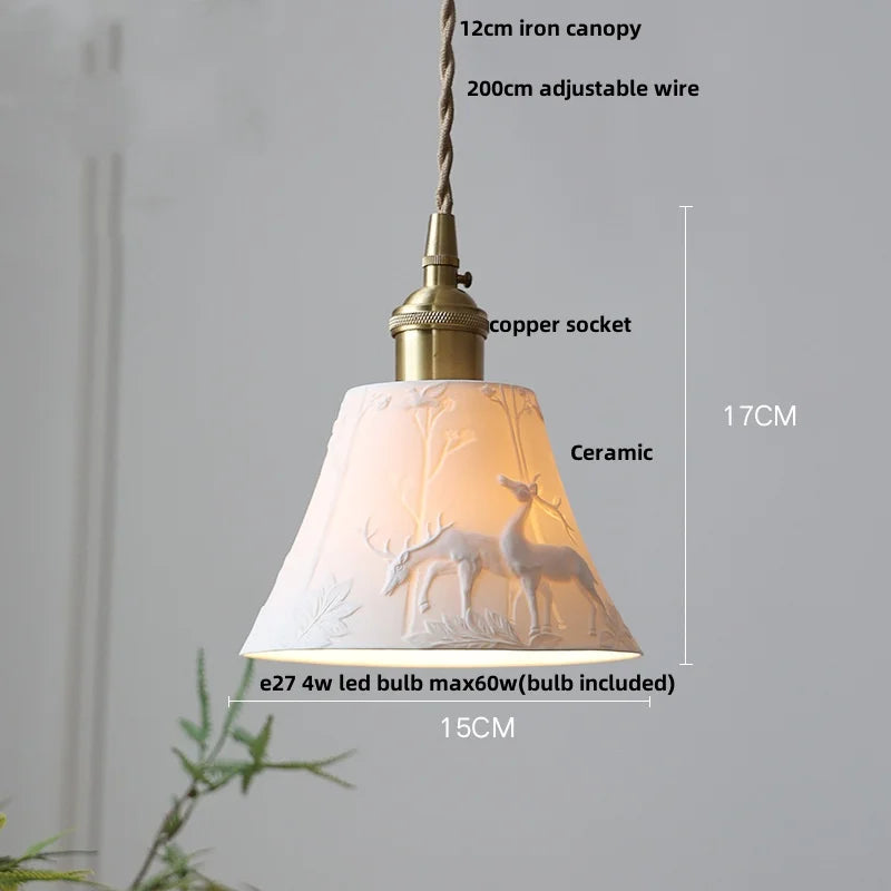 lampe suspendue led blanc doré noyer perforations vintage rustique ampoule e27