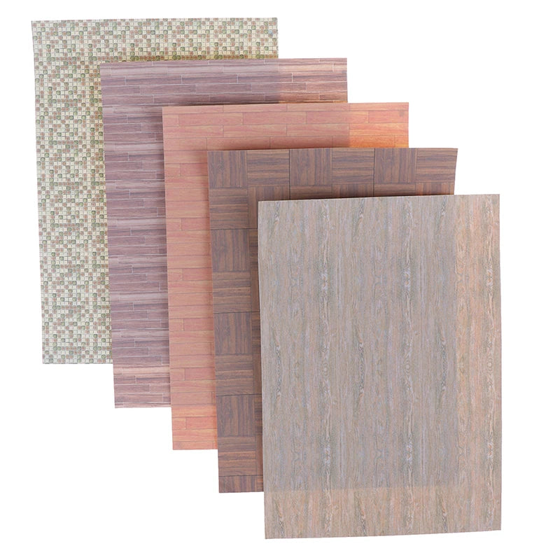 panneaux decoratifs carreaux mosaïque imitation bois moderne rose gris marron beige