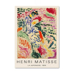tableau toile art abstrait paysage moderne peinture mur salon décoration maison cadre bois noir