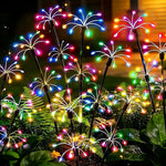 lampions solaires led noirs multicolores fleurs lumineuses moderne extérieur base solaire tringle jardin vacances
