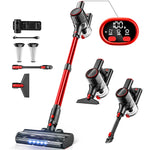 aspirateur sans fil rechargeable 45 minutes modes aspiration brosse multifonctionnelle tapis animaux