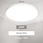 lampe led moderne blanc 220v acrylique abs surface cuisine salon chambre