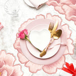 serviettes table jetables fleurs roses anniversaire mariage décoration festive respectueux environnement set 10 pièces