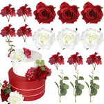 décoration gâteau fleurs roses blanches pêche eucalyptus mariage anniversaire romantique champêtre