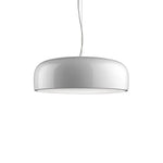 suspension lumineuse moderne e27 led blanc chrome brillant salle manger salon