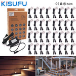 lampe led encastrable ip67 étanche blanc moderne jardin terrasse vis fixation câbles adaptateurs