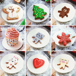 plateau tournant silicone rose blanc biscuits décoration gâteau fondant cupcakes emporte pièces turntable