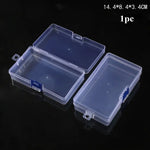 boîtes rangement transparentes modernes empilables poignées diverses tailles petite organisation pratique