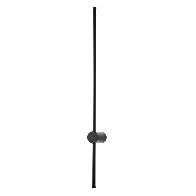 lampe murale led moderne noire 80cm minimaliste éclairage chambre cuisine