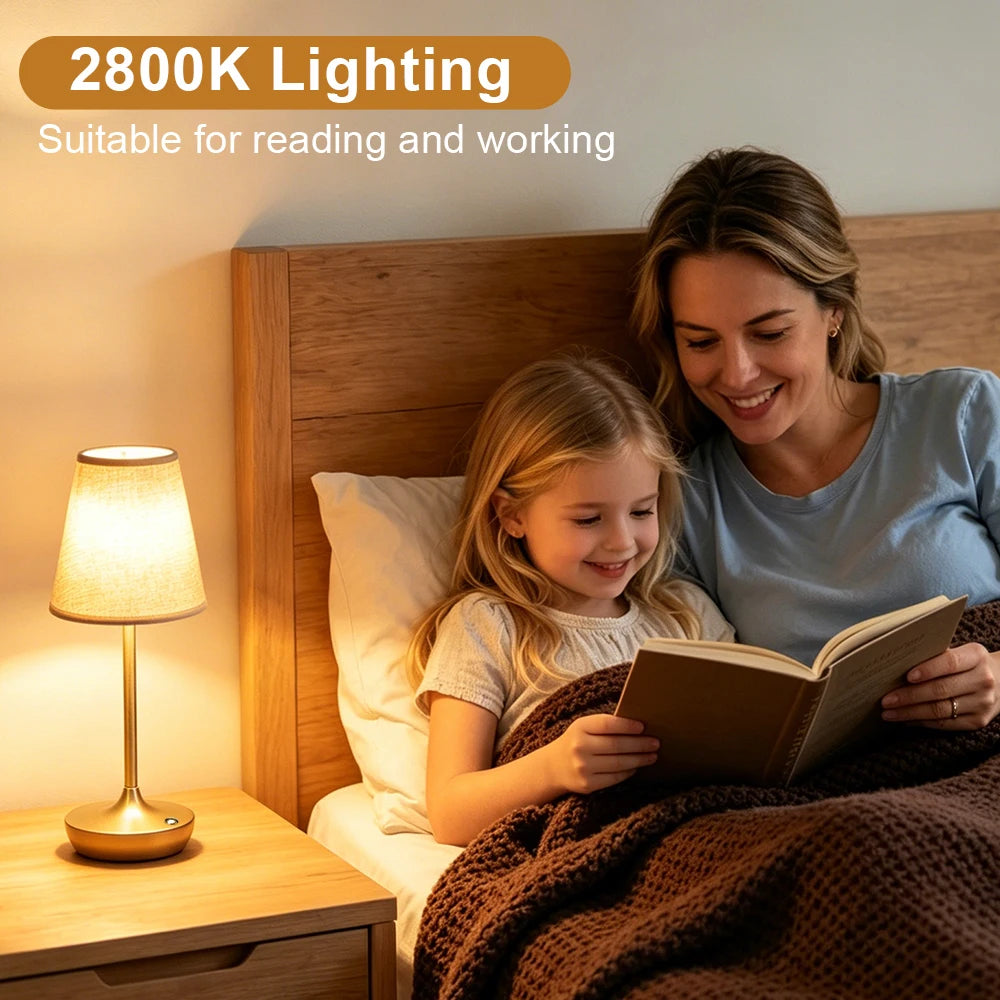 lampe table moderne dorée abat jour tissu finement tissé éclairage minimaliste chambre salon