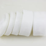 ruban organza blanc polyester largeur variable 12mm 15mm 20mm 25mm 40mm fixation décoration emballage
