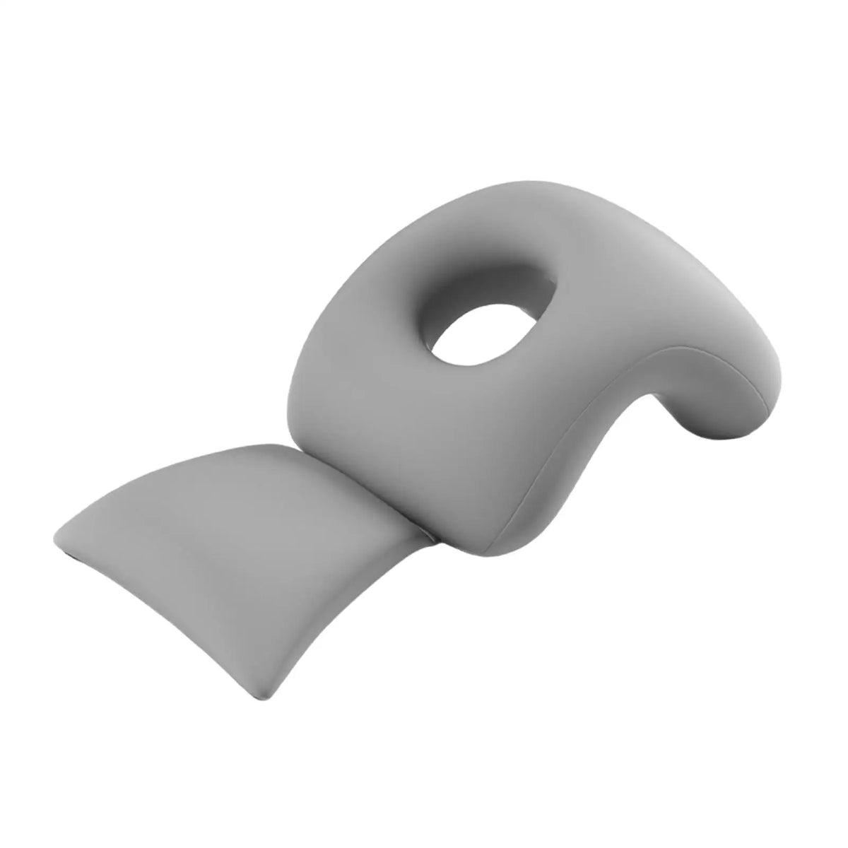 coussin soutien sommeil mousse polyester massage face down confort salon gris tissu uni ergonomie