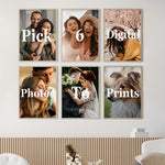 affiches personnalisables mariage famille vie quotidienne moderne minimaliste blanc beige gris rose vert bleu
