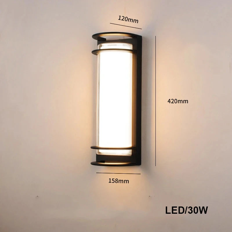 lampe murale moderne industrielle led noir fixée mur cuisine chambre entree étude salle manger