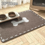 tapis animal motif os blanc texture douce moderne gris clair gris foncé absorbant rapide
