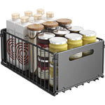 caisse rangement blanc moderne grille ronde acier fixations jars conservation double couche