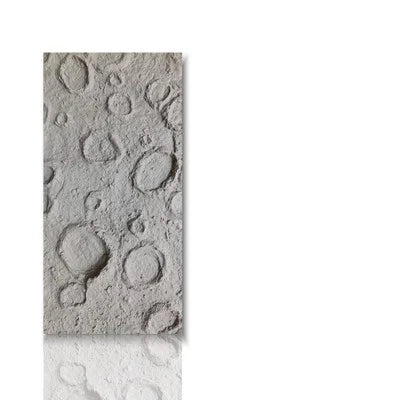 papier peint mural moderne texture lunaire cratères gris noir blanc minimalisteintérieur décoration