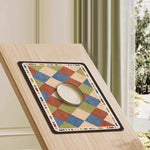 tapis cuisine multicolore carreaux géométriques moderne absorbant rapide séchage respectueux environnement 40x60cm 40x80cm
