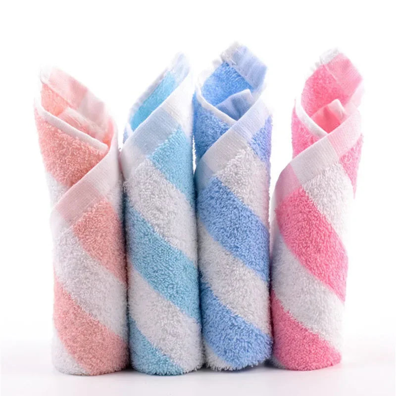 serviettes coton rayées absorption rapide séchage instantané clips modernes enfants toilette