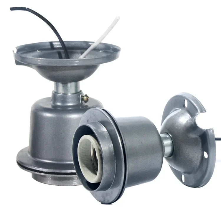 projecteurs industriels e26 e27 e39 e40 support aluminium résistance chaleur hautbay minier led gris