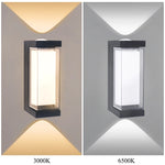 lampe murale moderne led noir blanc éclairage haut bas cuisine chambre salon étude entree