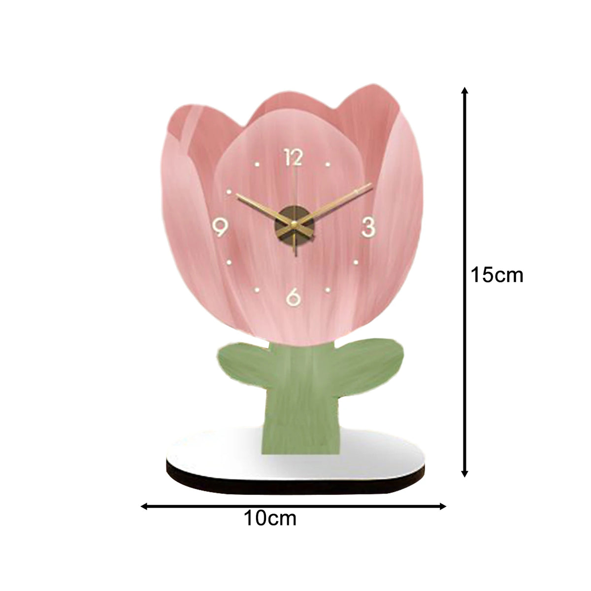 horloge murale fleur nature morte blanc jaune verte deco enfantine minimaliste chambre salon