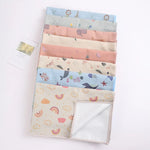 tapis bébé imperméable anti fuite lavable animaux motifs modernes serviettes pliables pochette