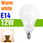 ampoule led 20w e14 e27 blanc froid chaud moderne mat opacité 2700k 6500k 20000h