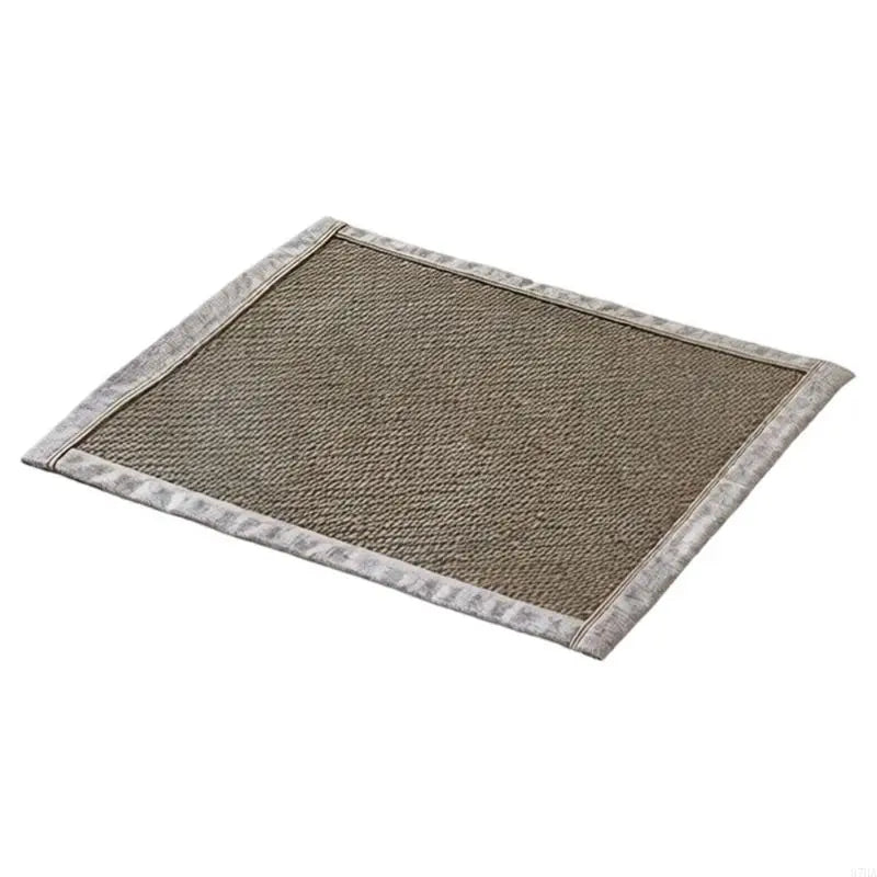 coussin chaise tissé bambou vert olive marron clair moderne 45x45cm 50x50cm mousse pu