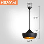 lampe suspension industrielle métal noir doré rétro moderne éclairage intérieur restaurant bar loft