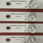 bande lumineuse led blanc transparent moderne 80mm kit 4pcs 2pcs 20pcs