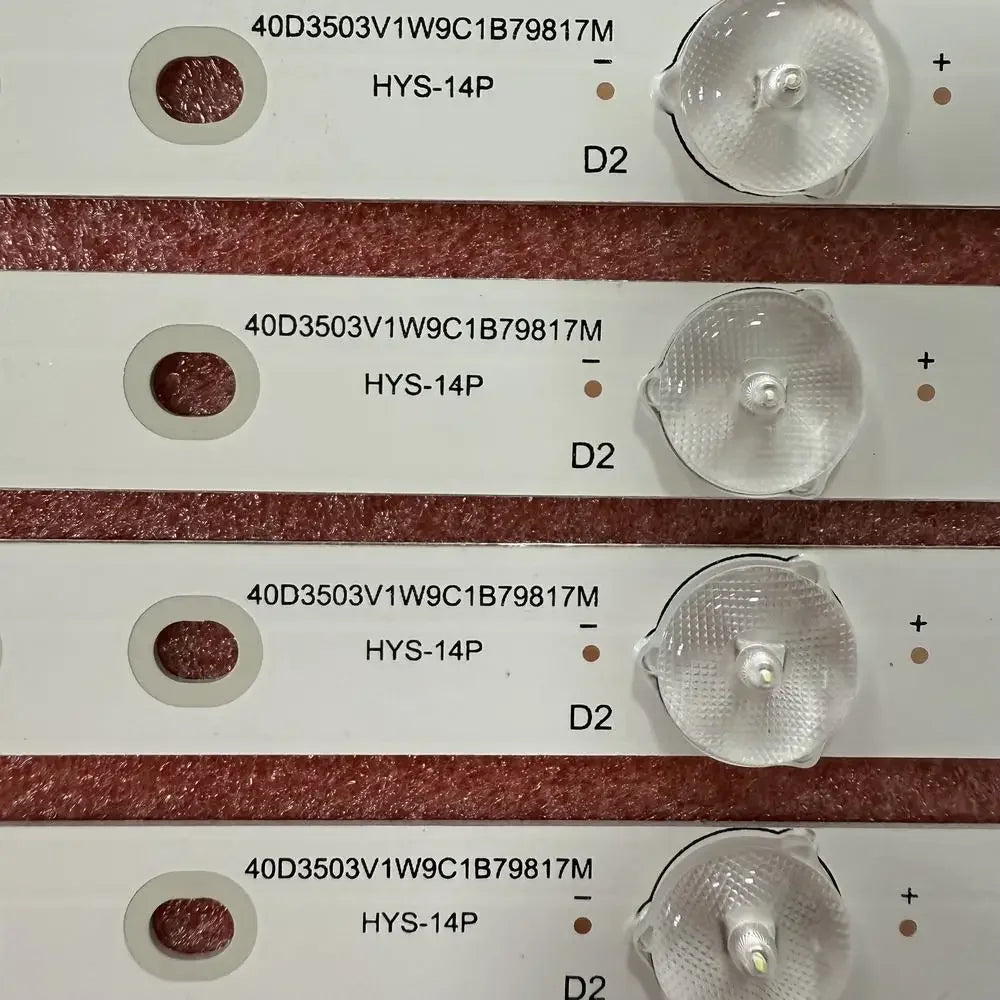 bande lumineuse led blanc transparent moderne 80mm kit 4pcs 2pcs 20pcs