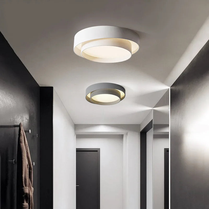 lampe moderne minimaliste blanc noir diamètre 40 50 60 cm