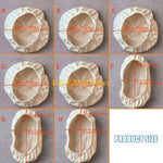 couvre assiettes tissu beige clair simples rustiques pâtisserie kit pièces
