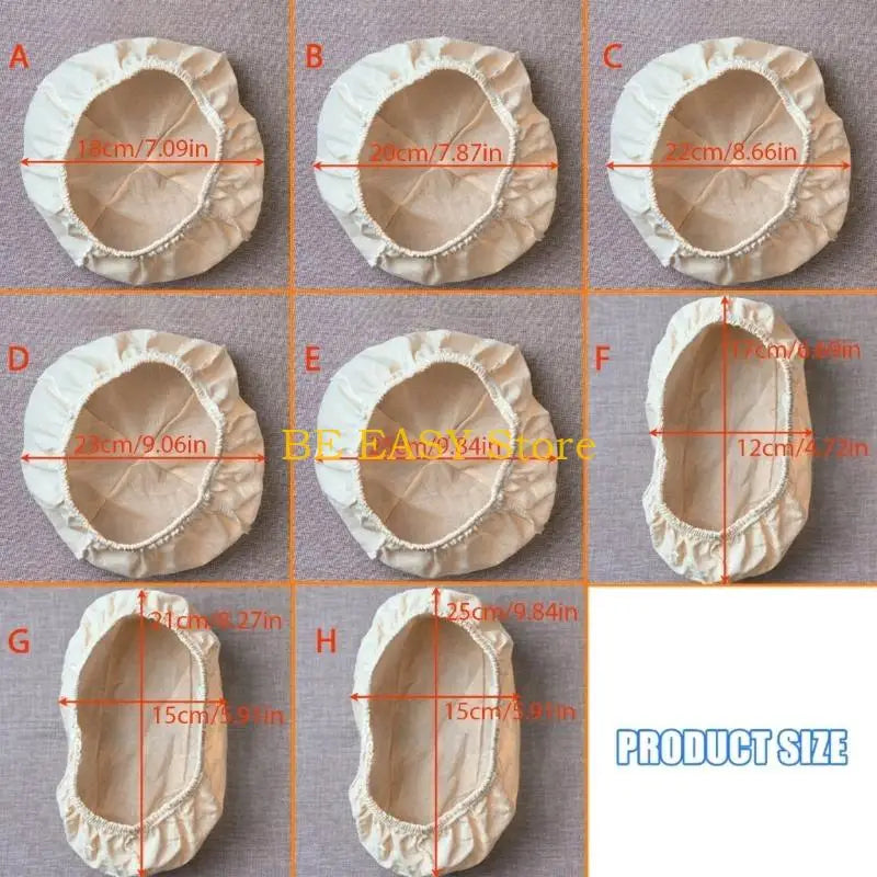 couvre assiettes tissu beige clair simples rustiques pâtisserie kit pièces