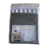 rideau douche blanc polyester moderne respectueux l'environnement opacité texture légèrement rugueuse toilette