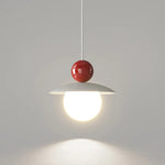 suspension lumineuse moderne blanc rond métal fixation câble opacité intérieur salon chambre étude