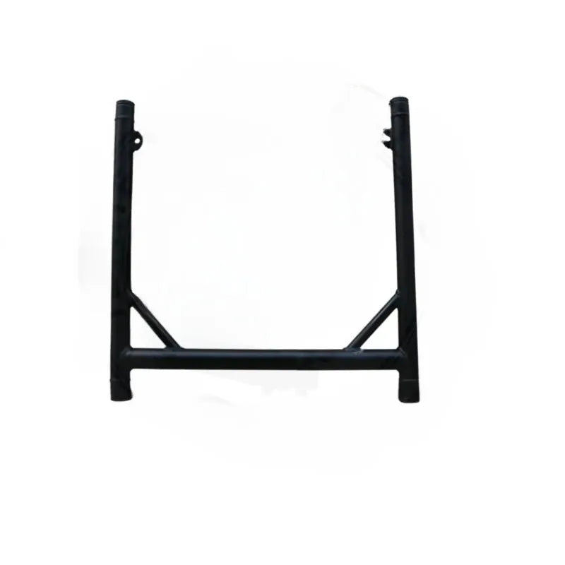 structure support industrielle alliage d'aluminium gris projecteurs fixations truss shaped frame métal matériau