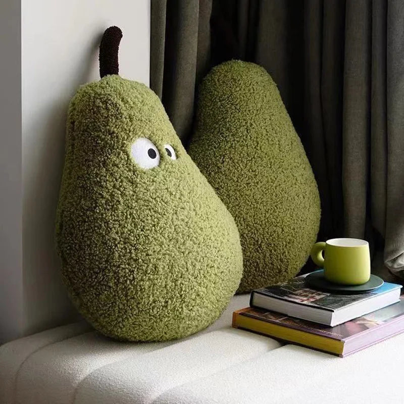 oreiller doux moelleux coussin peluche vert olive contemporain mignon décoration literie chambre fille