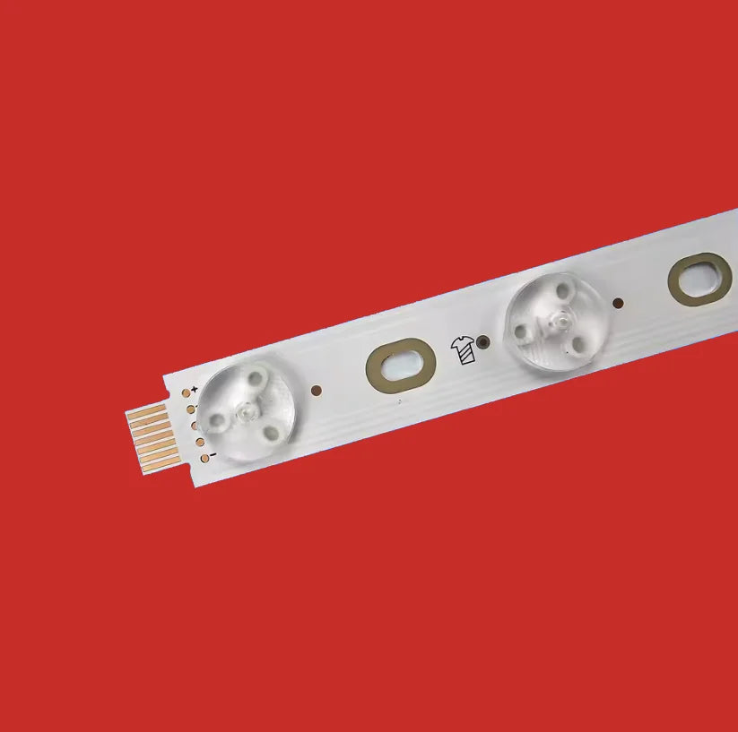 bande lumineuse led 6v 32 pcs connecteur doré moderne blanc opaque