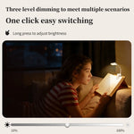 lampe pince rechargeable led blanc moderne apprendre protéger yeux switch chargeur