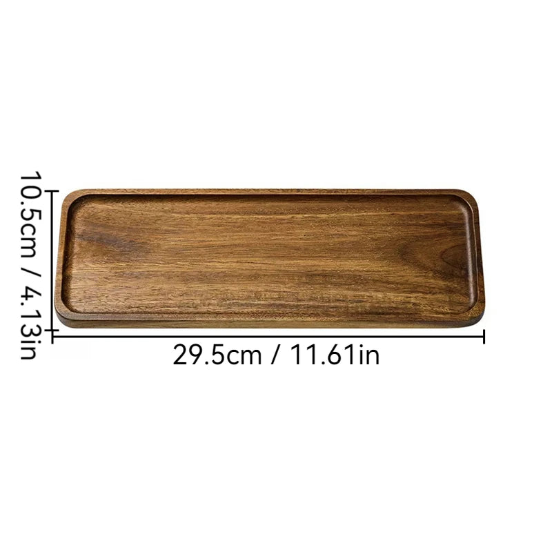 assiettes plates bois marron clair grain naturel moderne minimaliste servez collations bijoux cosmétiques durable