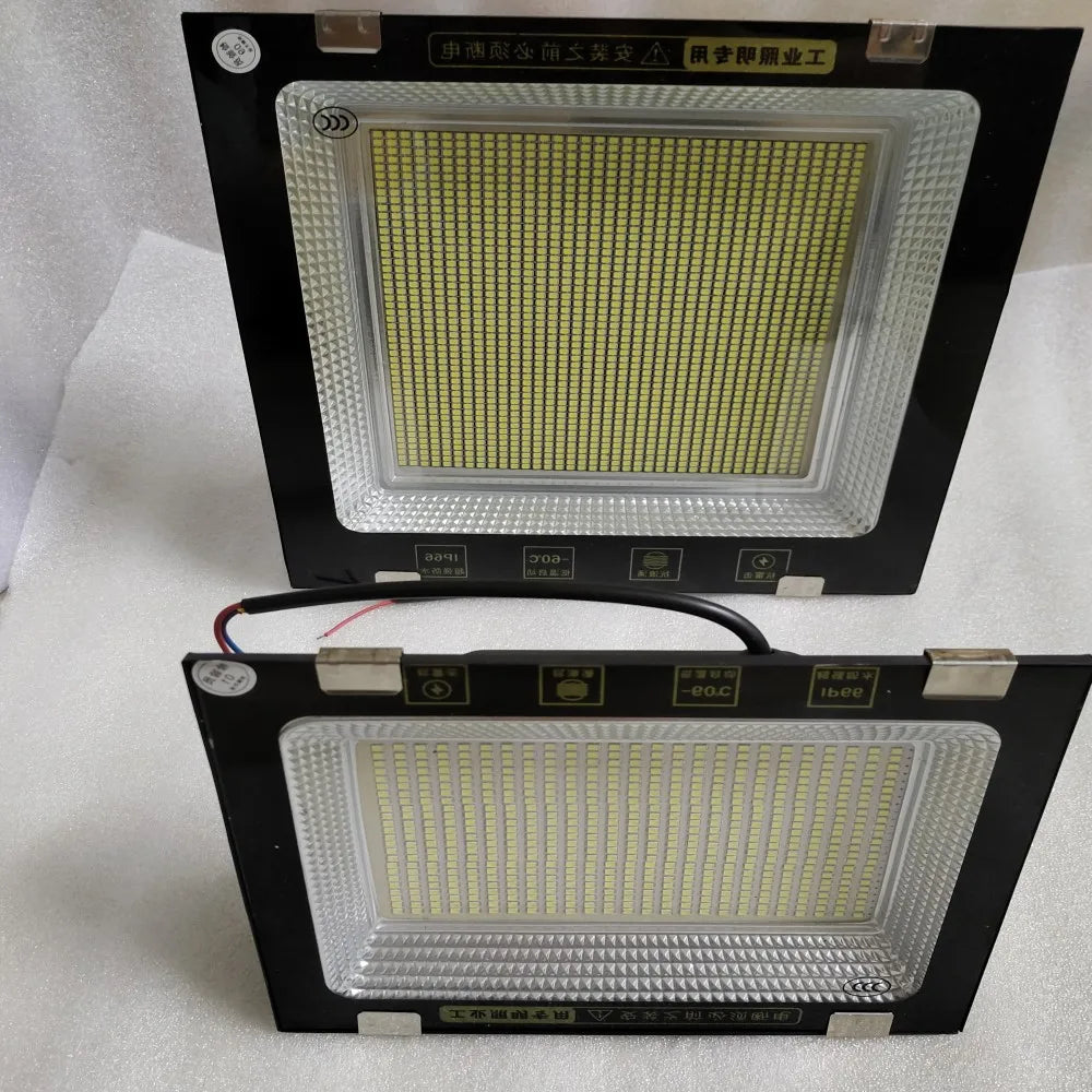 projecteur led extérieur ip65 220v 300w 600w noir moderne clips aluminium