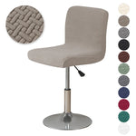 housse chaise tissu motifs géométriques gris clair moderne réglable four seasons