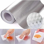 couvre plan cuisine couvre tiroir carreaux géométriques adhésif transparent moderne 40x100cm 2pcs