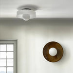 Lampe murale moderne minimaliste verre opaque or jaune vert blanc marron clair fixée mur