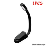 lampe lecture rechargeable led rose noir pinces flexible moderne minimaliste