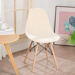 housse chaise moderne feuilles vert élastique antidérapante coussin polyester durable chambre restaurant mariage banquet