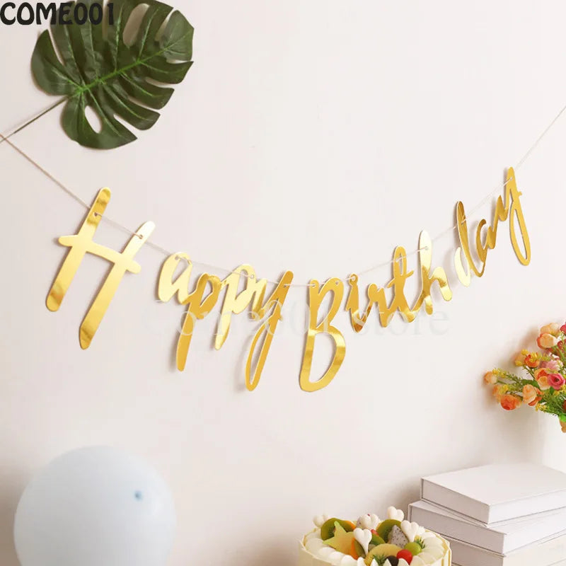 guirlande festive fleurs multicolores anniversaire mariage décoration papier texturé moderne